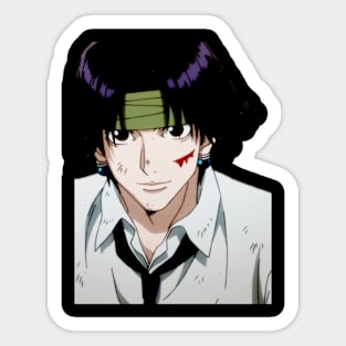 Chrollo Lucilfer Hunter x Hunter , hunterxhunter, hunter x hunter, killua, feitan, hisoka, kurapika, leorio, pitou, sparkle, gon Sticker